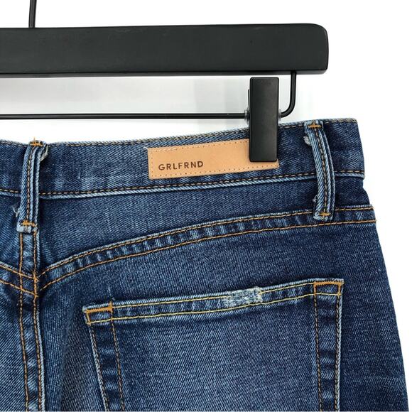 GRLFRND Yasmin Mid Rise Jean Blue Denim 27 - Picture 10 of 10